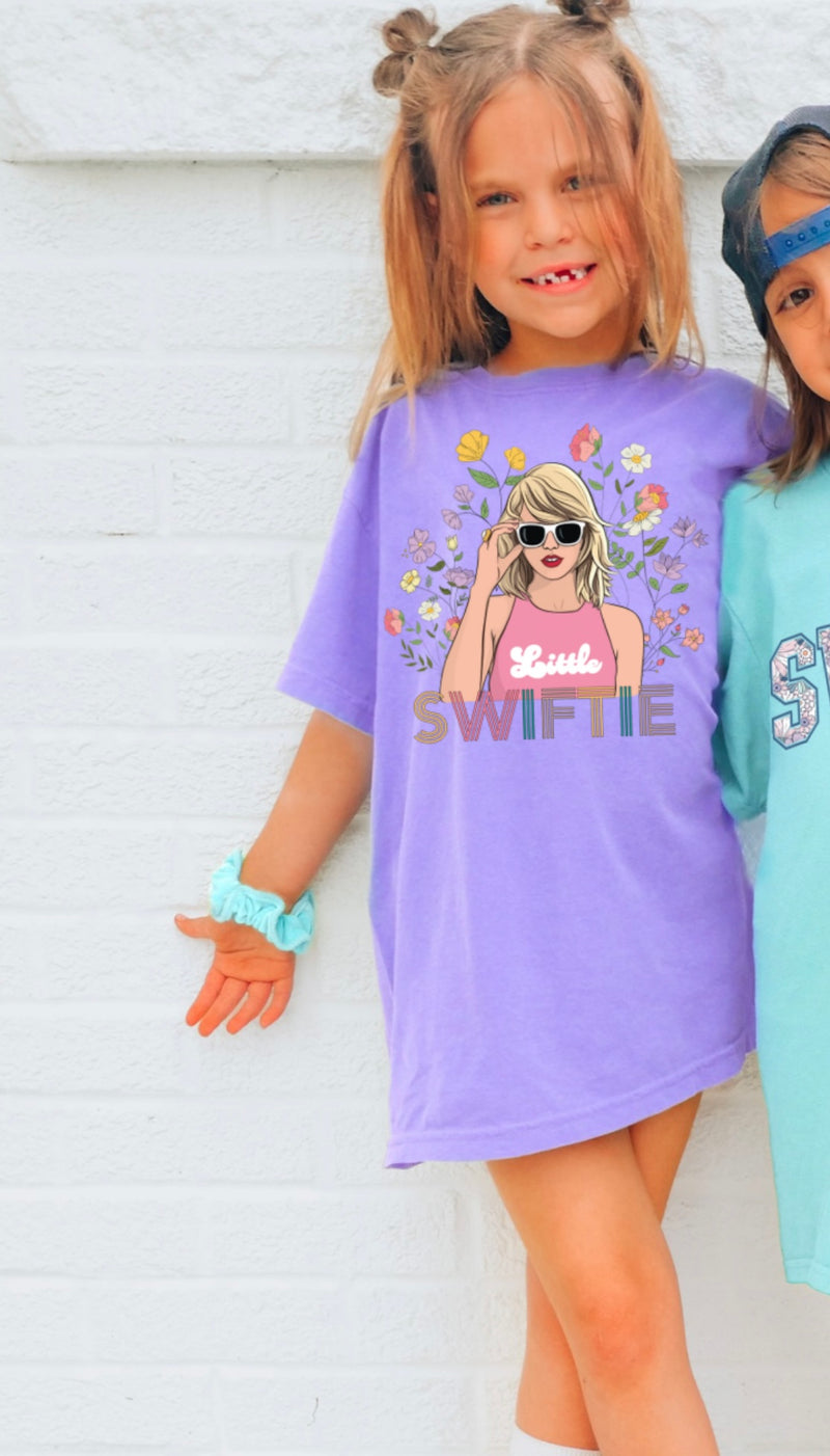 Purple "Little Swiftie" tee