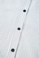 Black Stripe Roll-tab Sleeve Pocketed Tunic Shirt