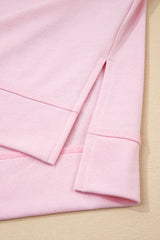 Bonbon Striped Colorblock Patchwork Raglan Sleeve Top