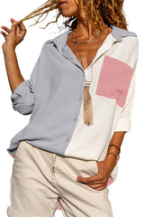 Black Crinkle Pocket Half Sleeve Shirt