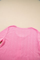 Orchid Petal Delicate Texture Cropped Cami Shorts and Cardigan 3pcs Lounge Set