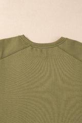 Black Casual Rivet Round Neck T Shirt