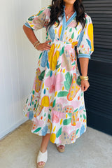 Multicolour Gloria Dress