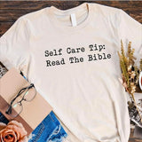 Self care tip: read your Bible tee