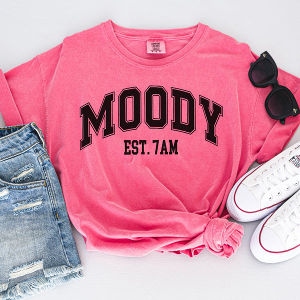 Moody, established 7am tee
