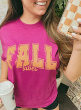 Orchid Tee Fall Vibes