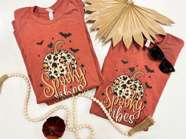 Spooky Vibes Clay tee