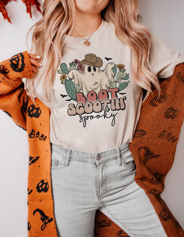 Boot Scootin Spooky tee