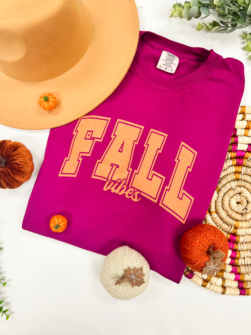 Orchid Tee Fall Vibes