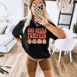 Hey there Pumpkin black tee