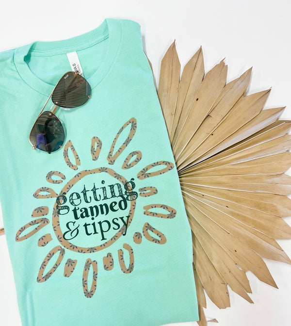 Tanned & Tipsy tee