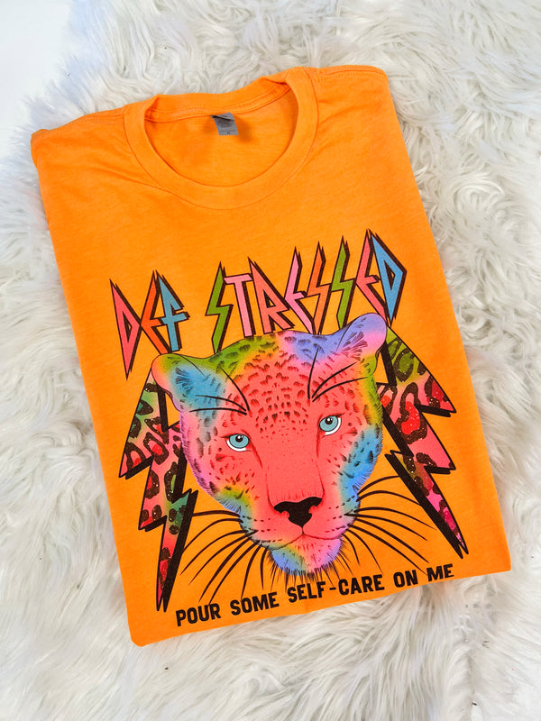 Def Stressed funky tee