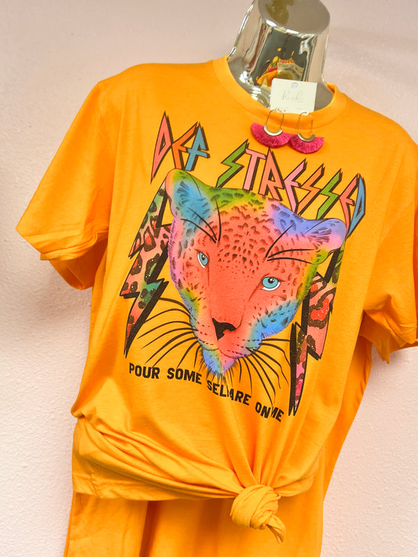Def Stressed funky tee