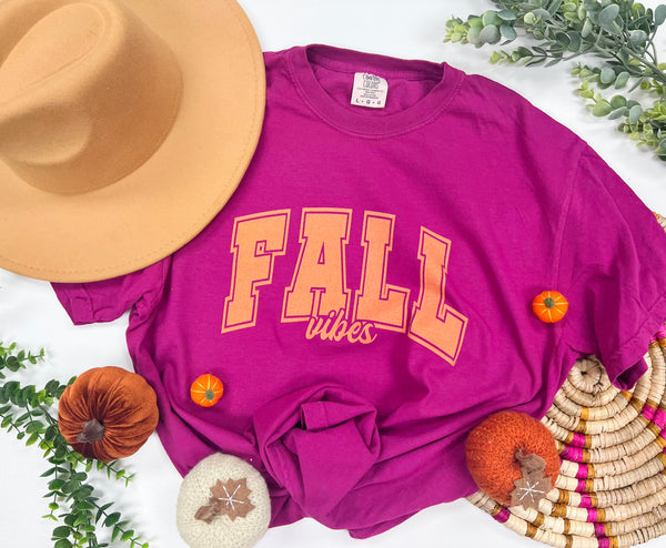 Orchid Tee Fall Vibes