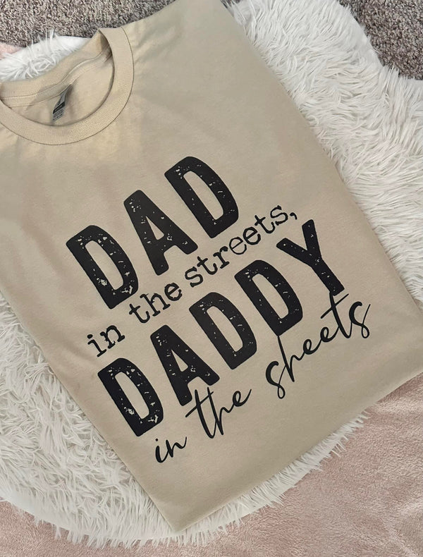 Dad in the streets…. Tee