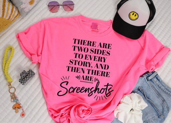 Two sides to every story tee