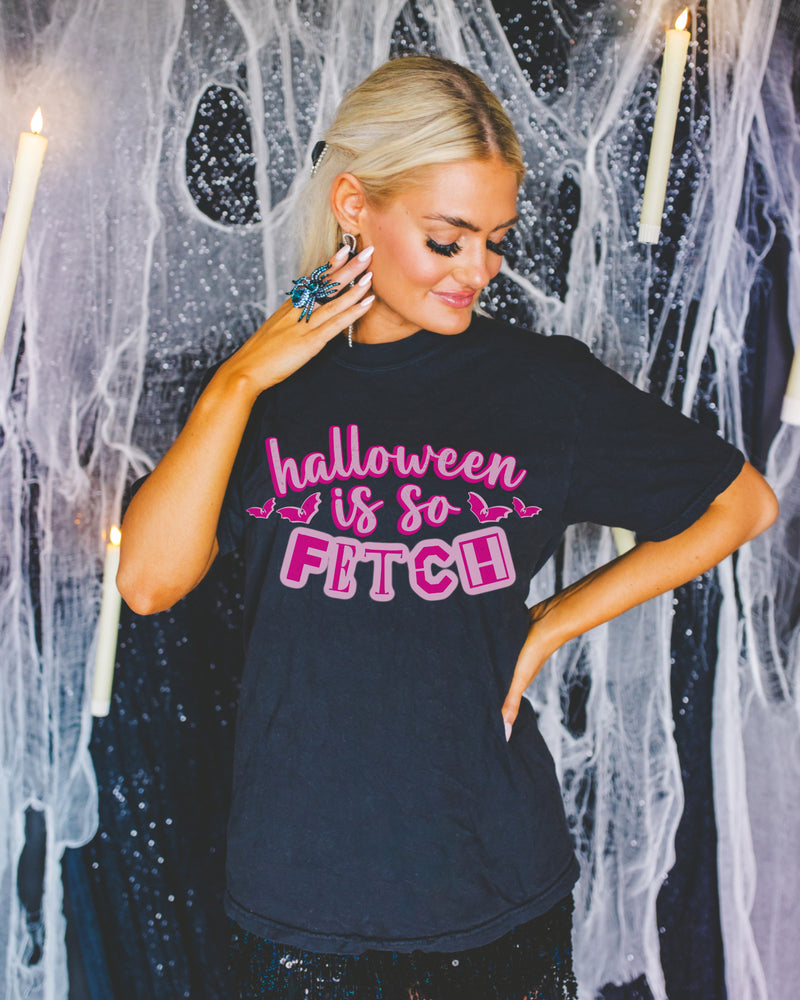 Halloween is so Fetch tee
