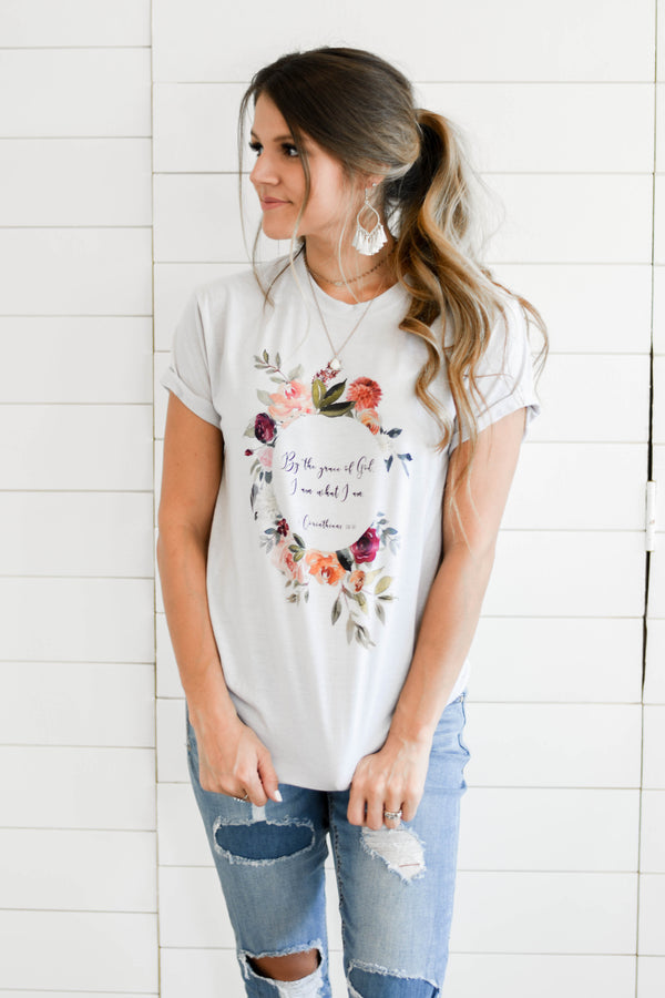 By the grace of God tee