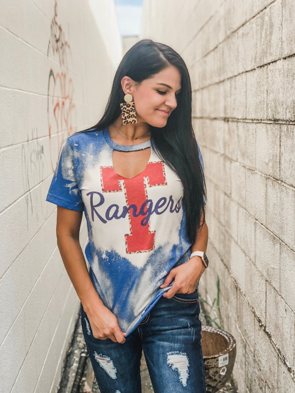 Texas Rangers Baseball Custom Tee