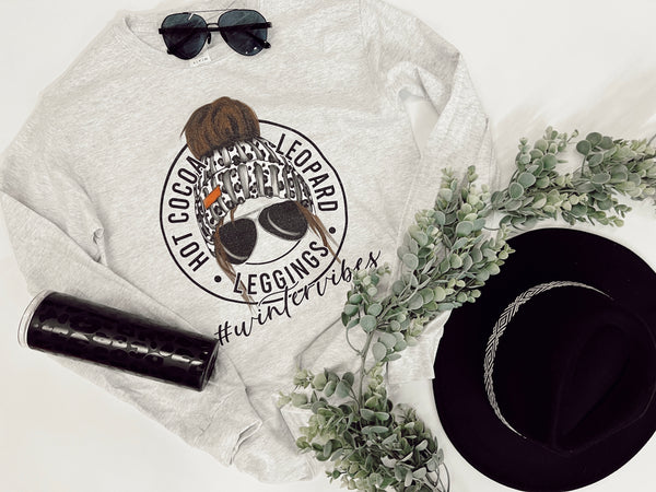 #Wintervibes bun tee