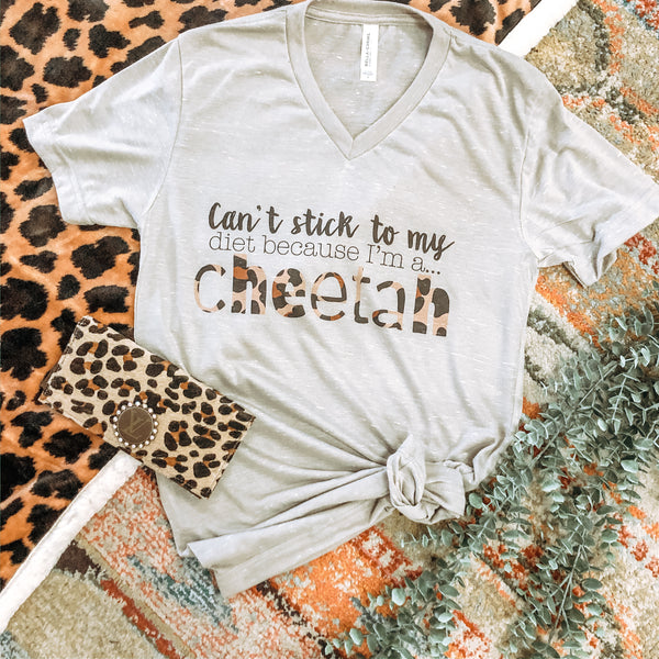 Diet cheetah tee