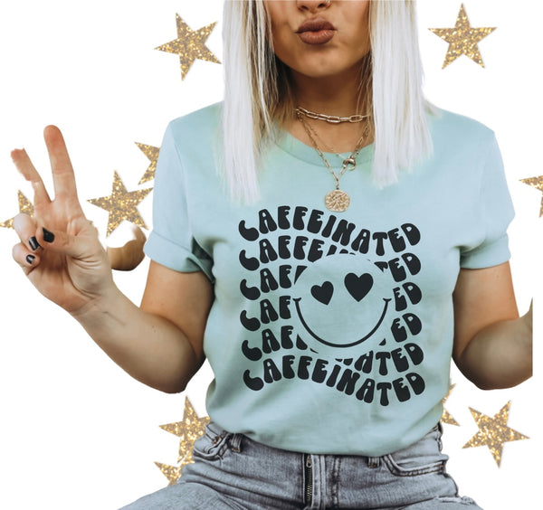 Caffeinated stacked tee