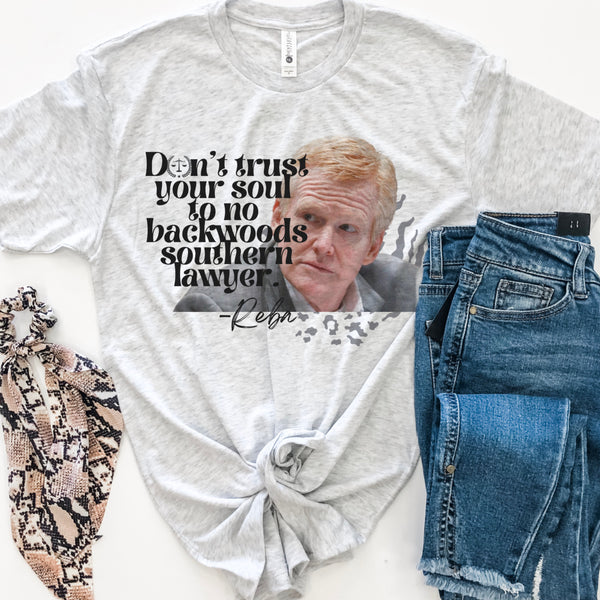 Backwoods Southern Lawyer tee