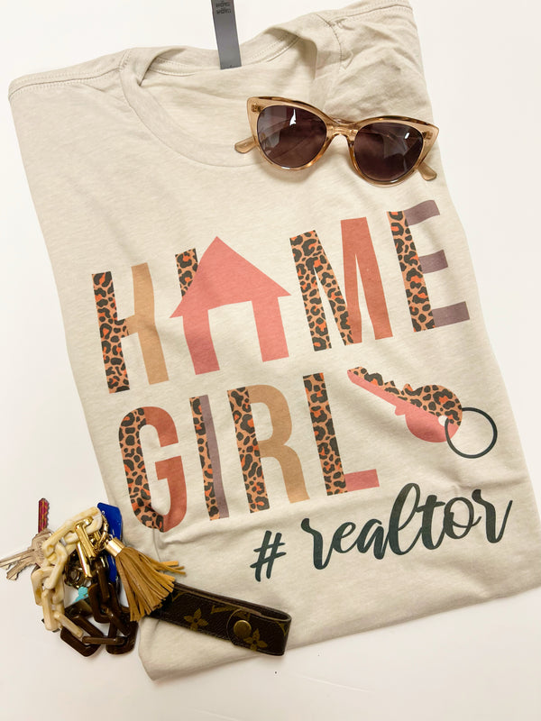 Home Girl #realtor tee