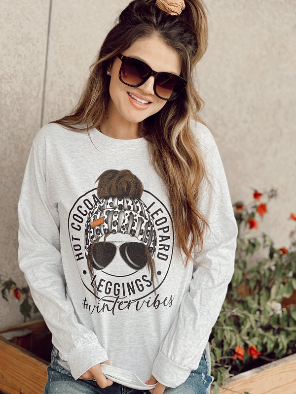 #Wintervibes bun tee