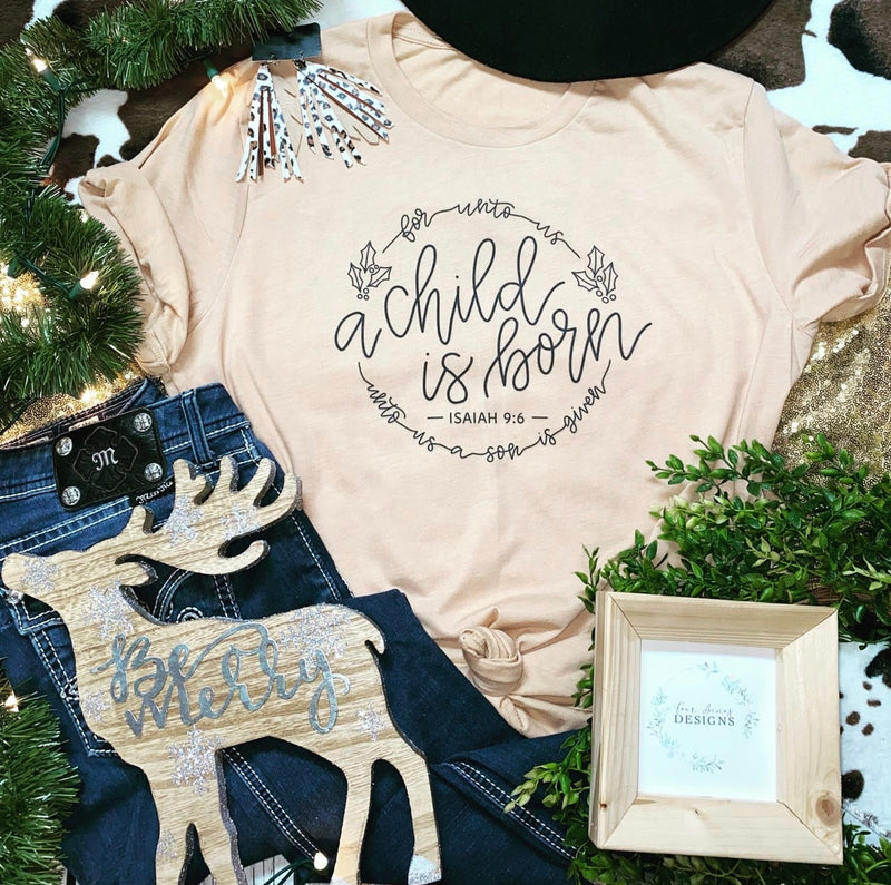 A Child Is Born, Christmas tee
