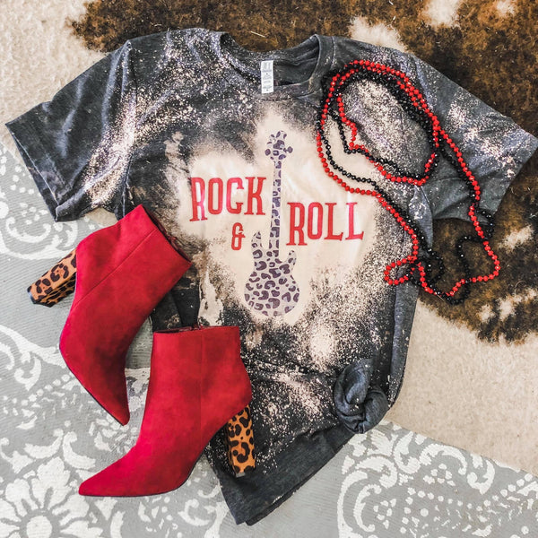 Rock & Roll Bleached Tee