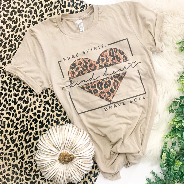 Free Spirit, Kind Heart, Brave Soul Tee