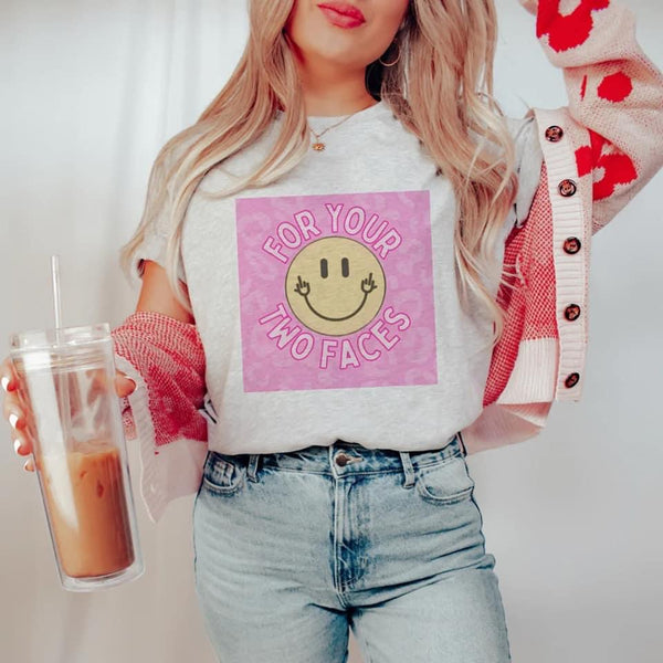 For Your Two Faces tee