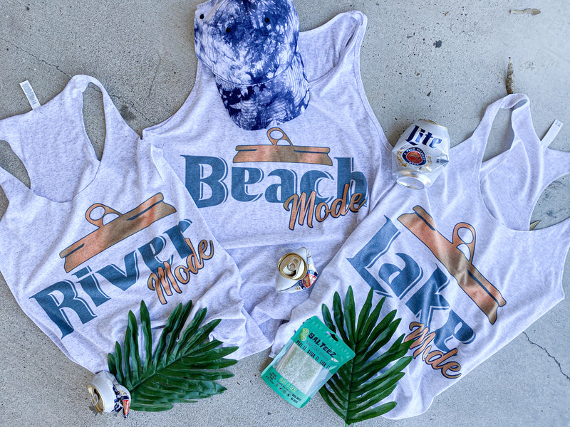 Lake Mode/Beach Mode tee/tank