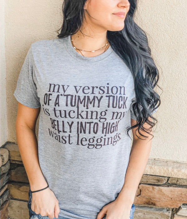 High waist leggings tee