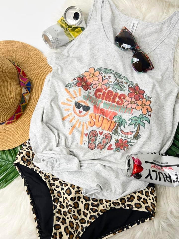 Girls just wanna have sun tank