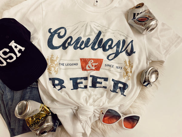 Cowboys & Beer Tee