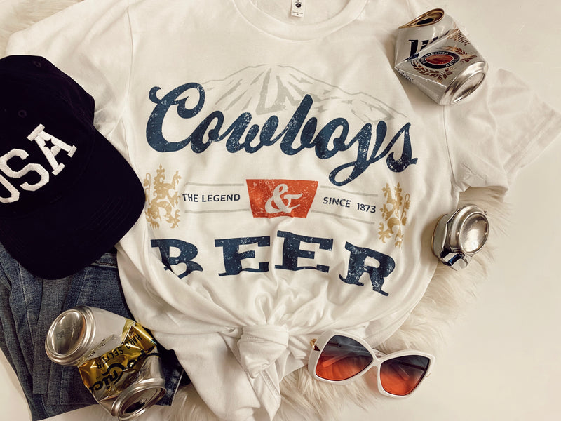 Cowboys & Beer Tee