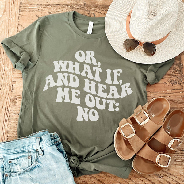 Or what if, and hear me out: no tee