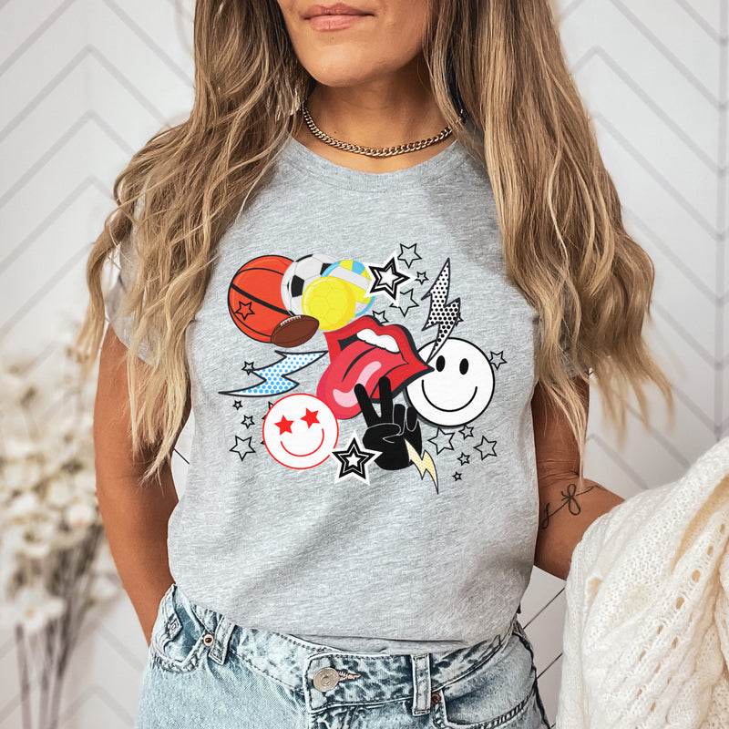 Rock On Sports Tee (many sport options)