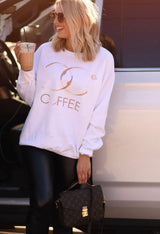 Coffee marks sweater