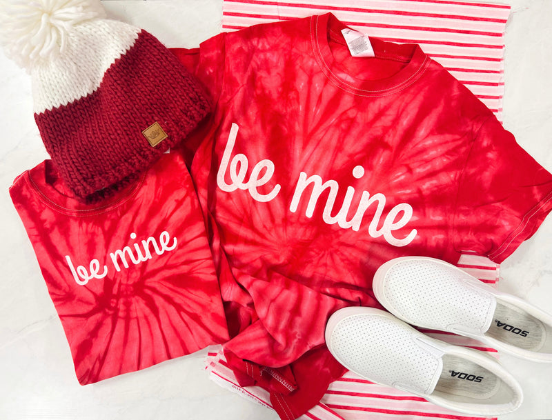 Be Mine Tie Dye tee