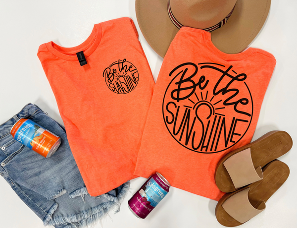 Be the Sunshine ☀️ front/back tee