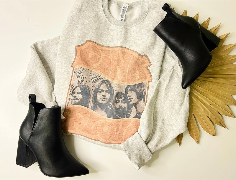 Pink Floyd Retro Bubble letter sweater