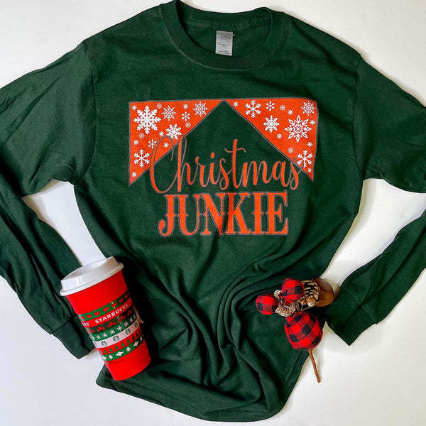Christmas Junkie Graphic Tee