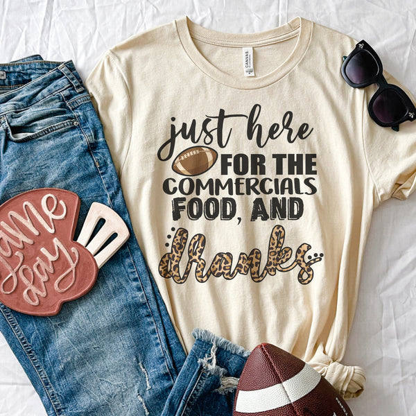 Just here for Commercials & drinks tee • DEAL