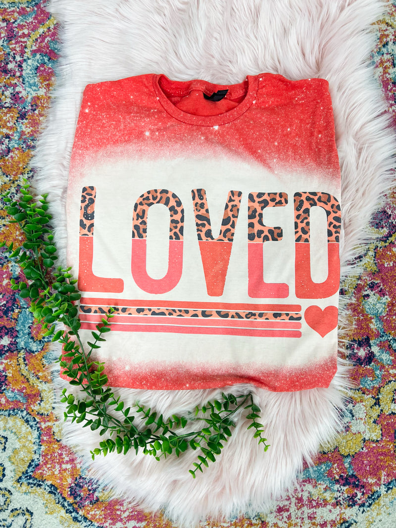 LOVED bleached tee