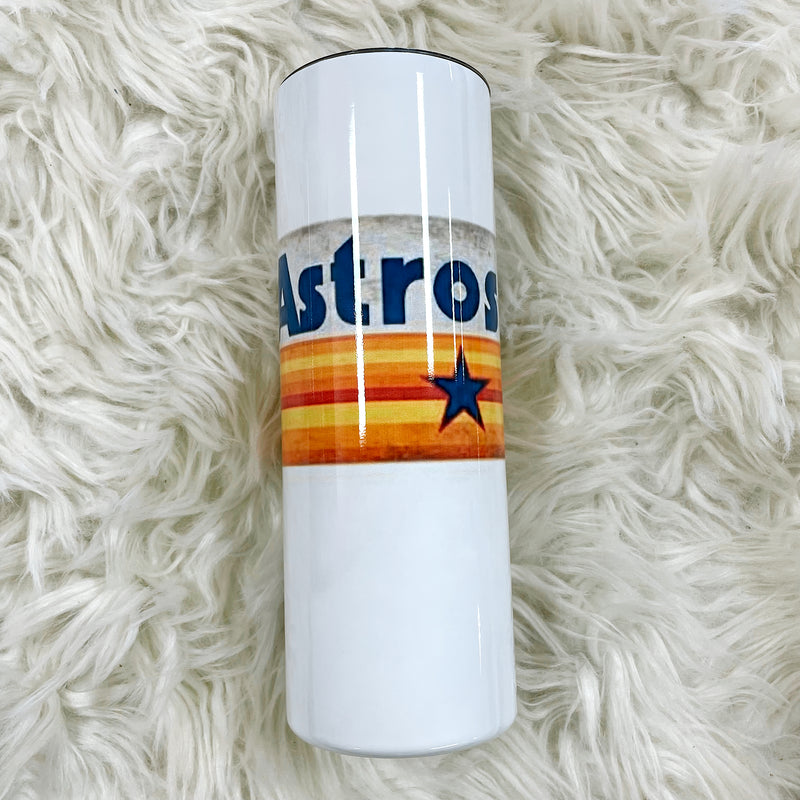 White ASTROS Tumbler