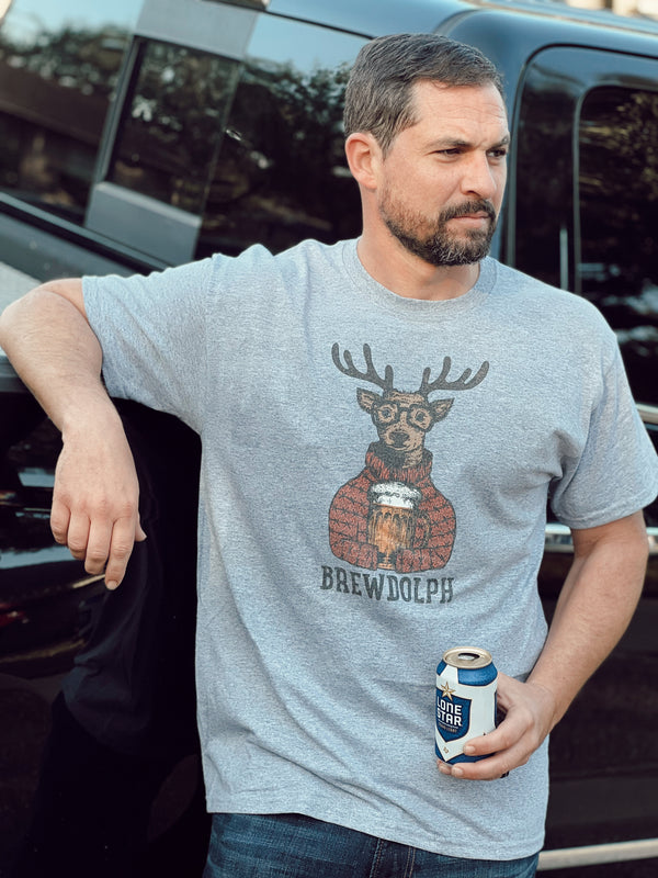 Brewdolph graphic tee