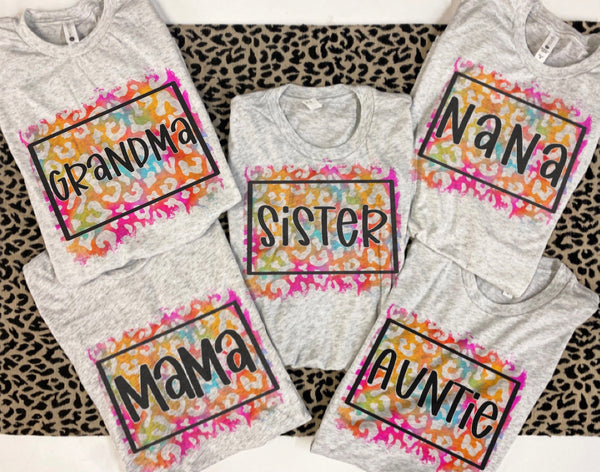 Leopard Title Tees